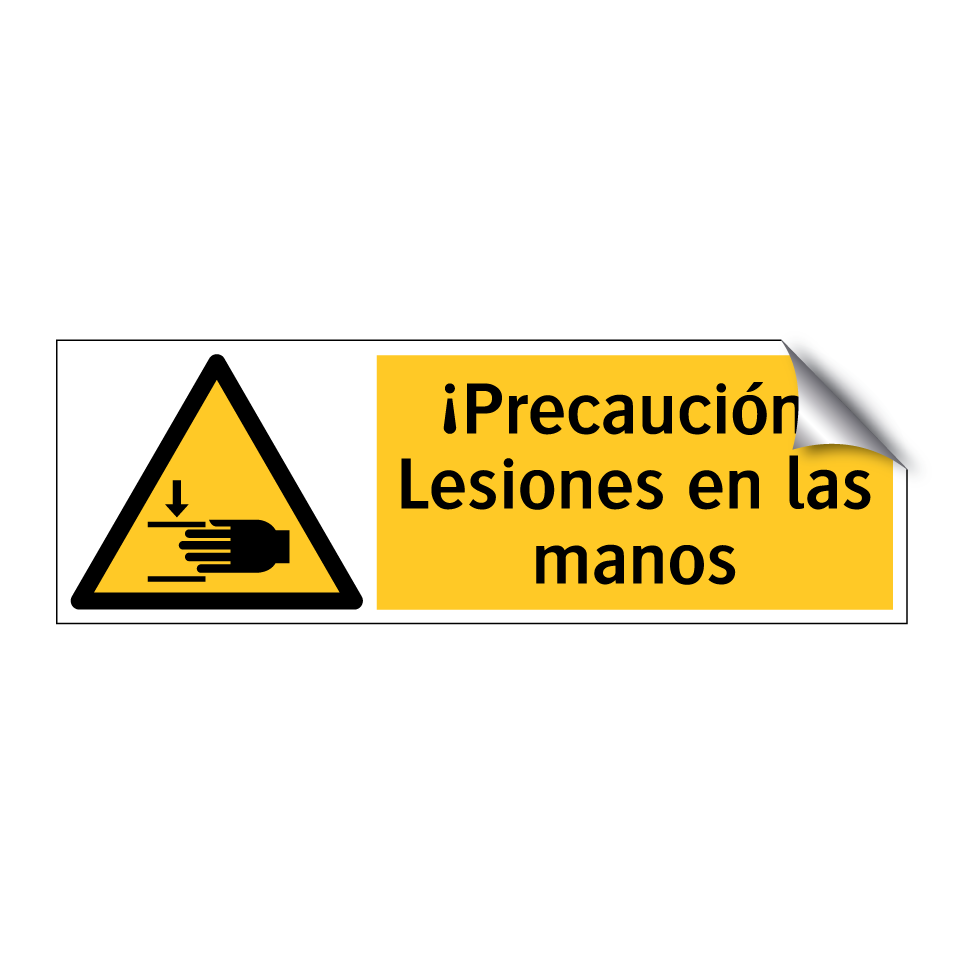 ¡Precaución! Lesiones en las manos