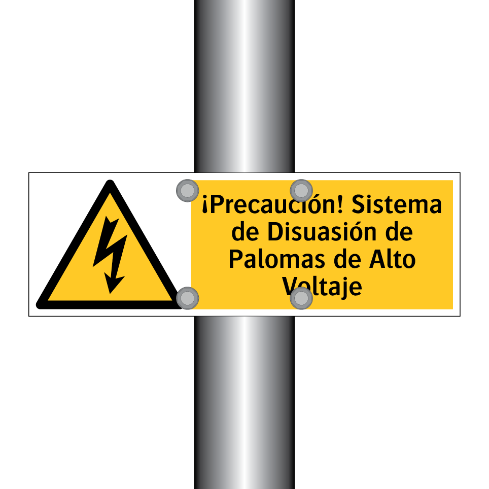 ¡Precaución! Sistema de Disuasión de Palomas de Alto Voltaje