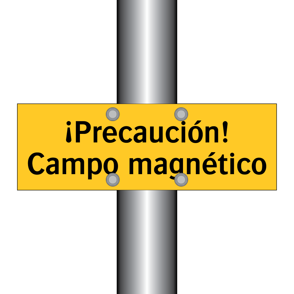 ¡Precaución! Campo magnético