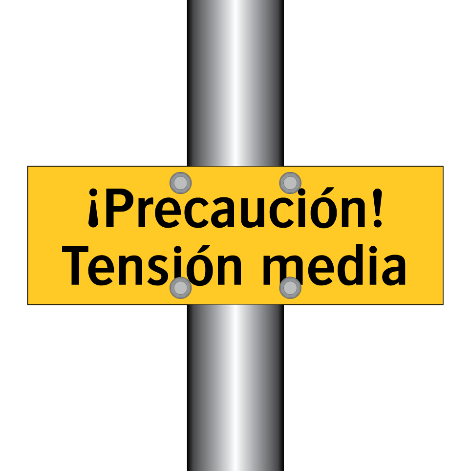 ¡Precaución! Tensión media