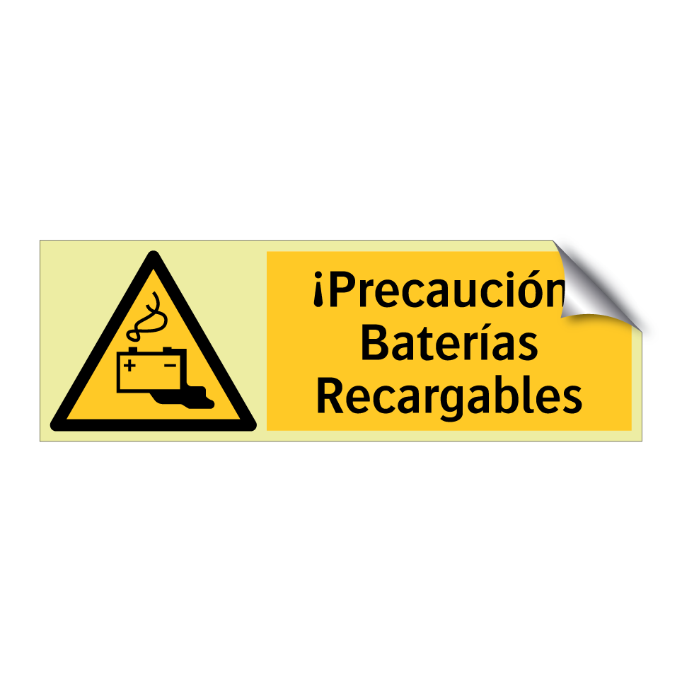 ¡Precaución! Baterías Recargables