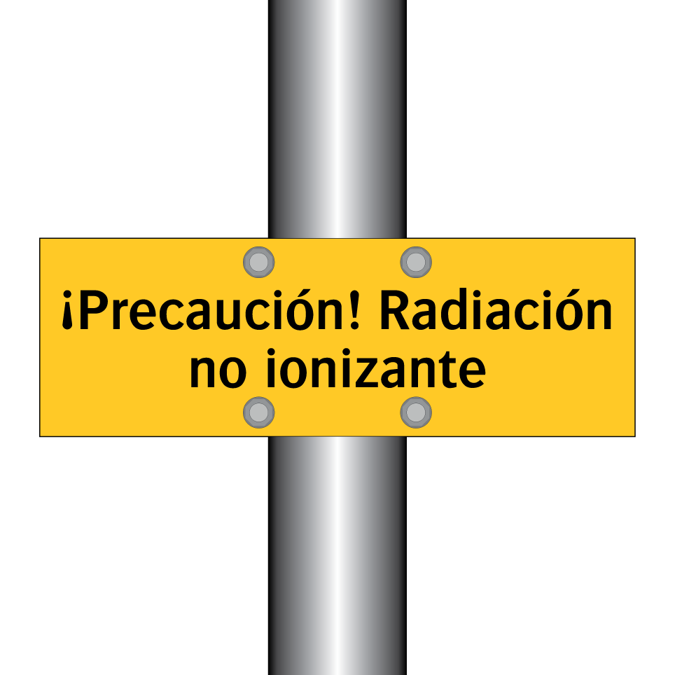 ¡Precaución! Radiación no ionizante