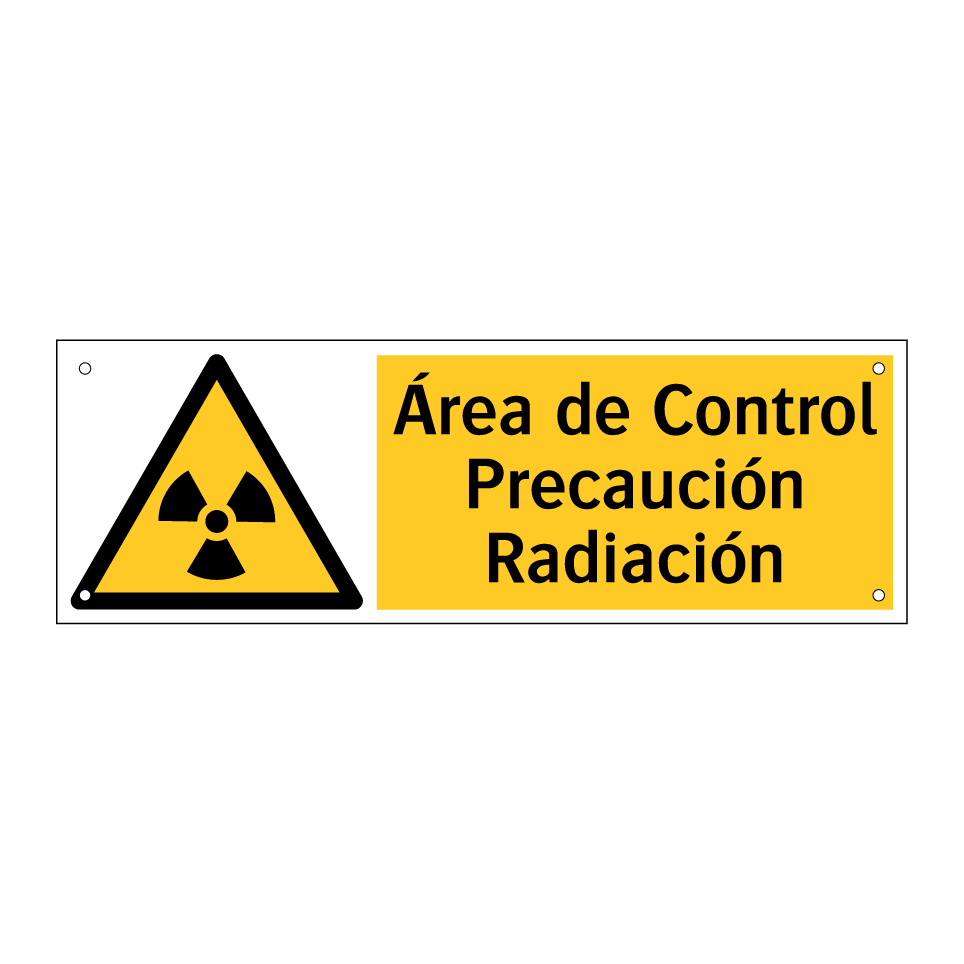 Área de Control Precaución Radiación