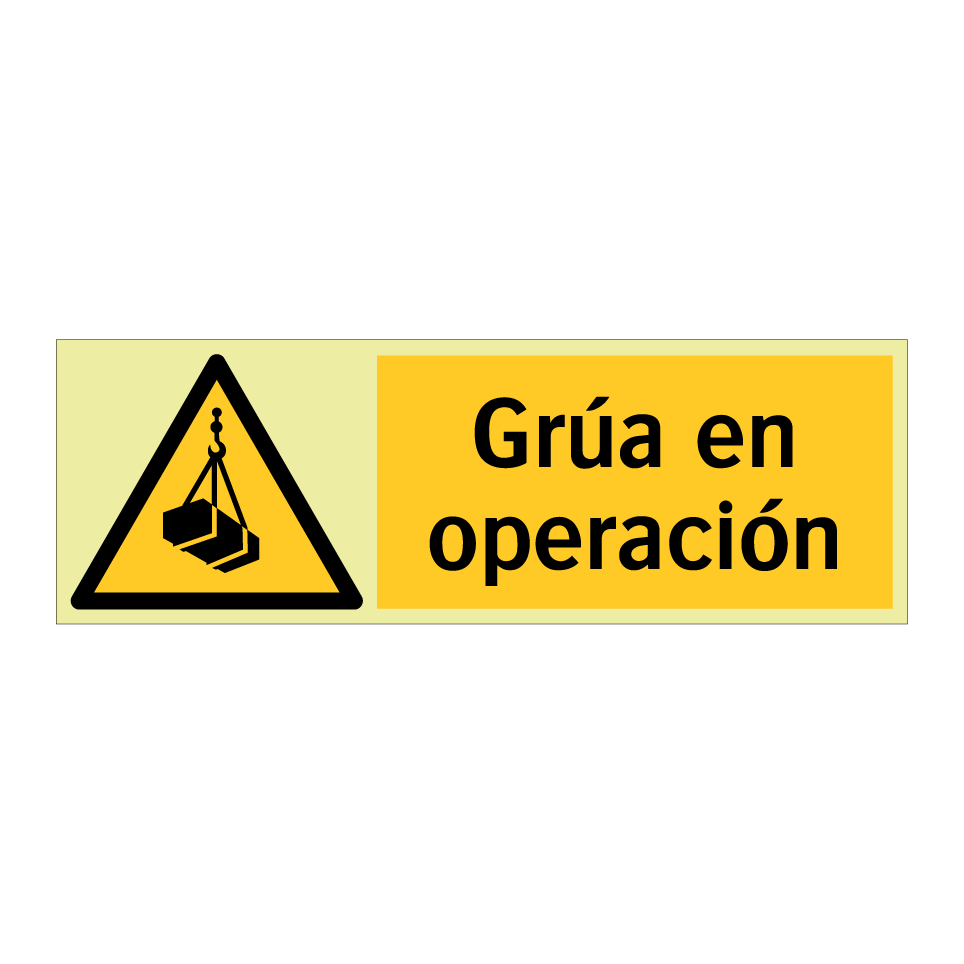 Grúa en operación