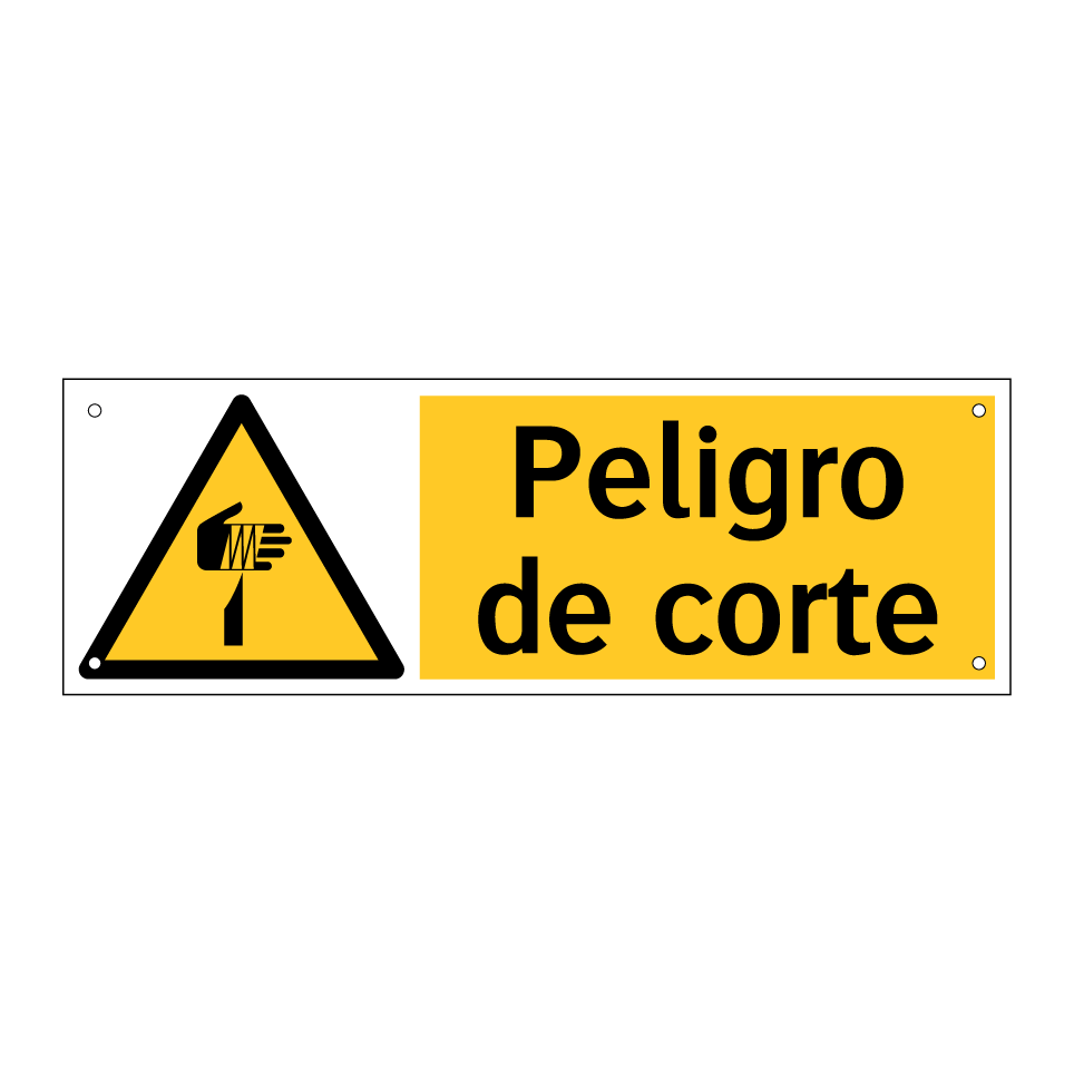 Peligro de corte