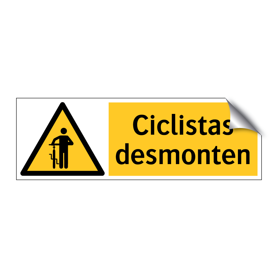 Ciclistas desmonten