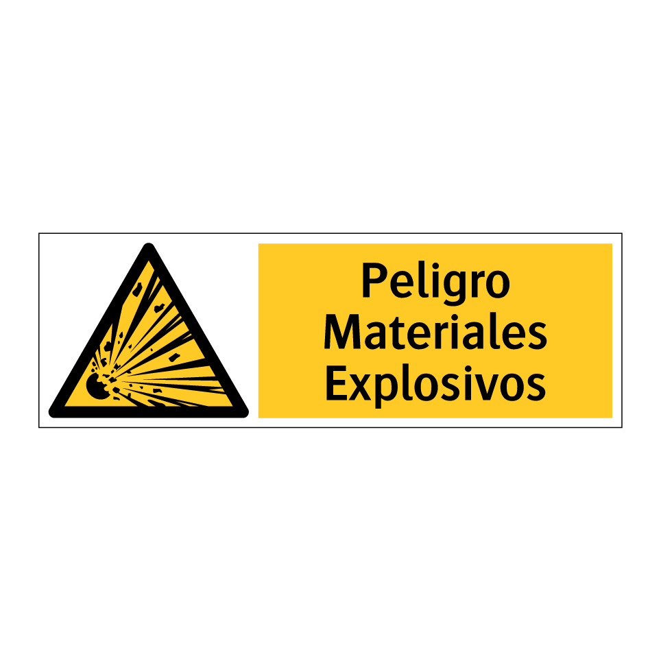 Peligro Materiales Explosivos