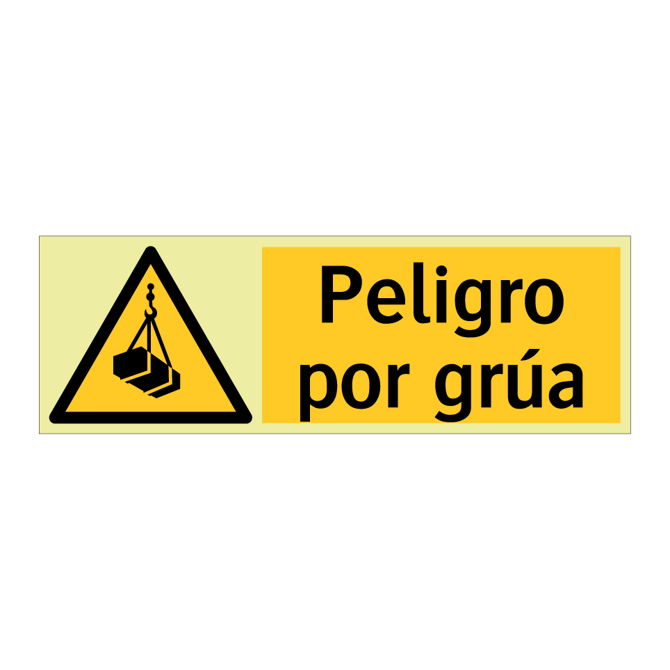 Peligro por grúa