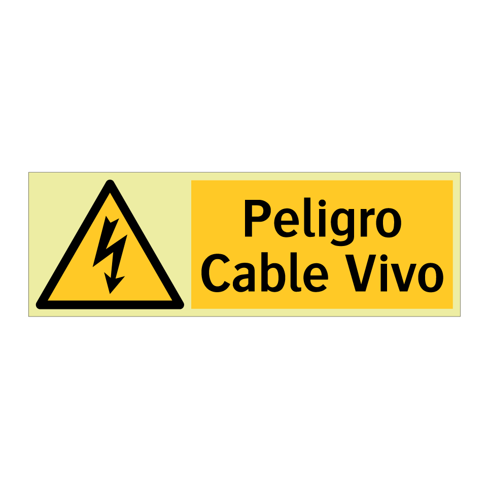 Peligro Cable Vivo