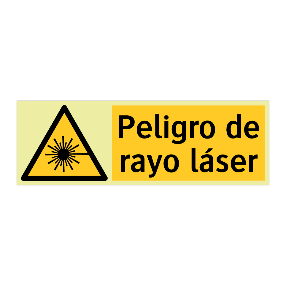 Peligro de rayo láser