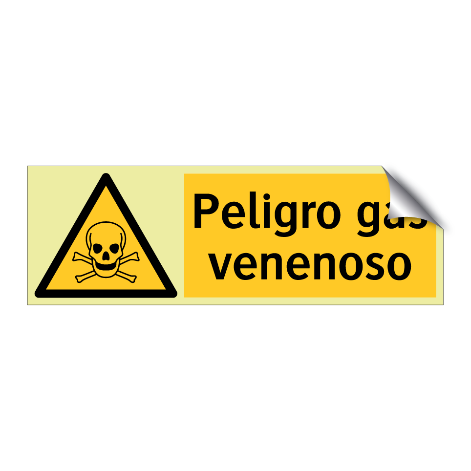 Peligro gas venenoso