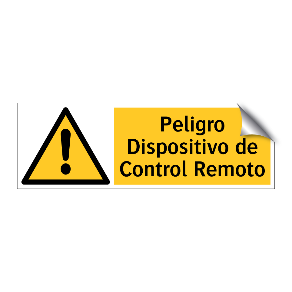 Peligro Dispositivo de Control Remoto