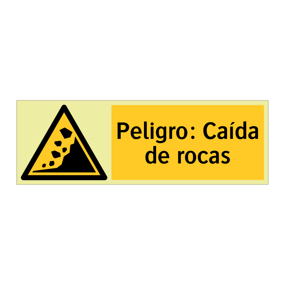 Peligro: Caída de rocas