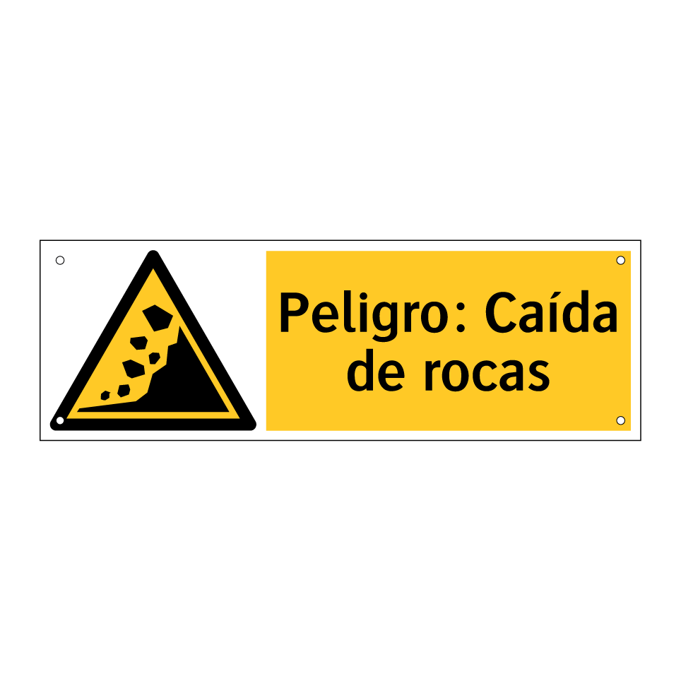 Peligro: Caída de rocas