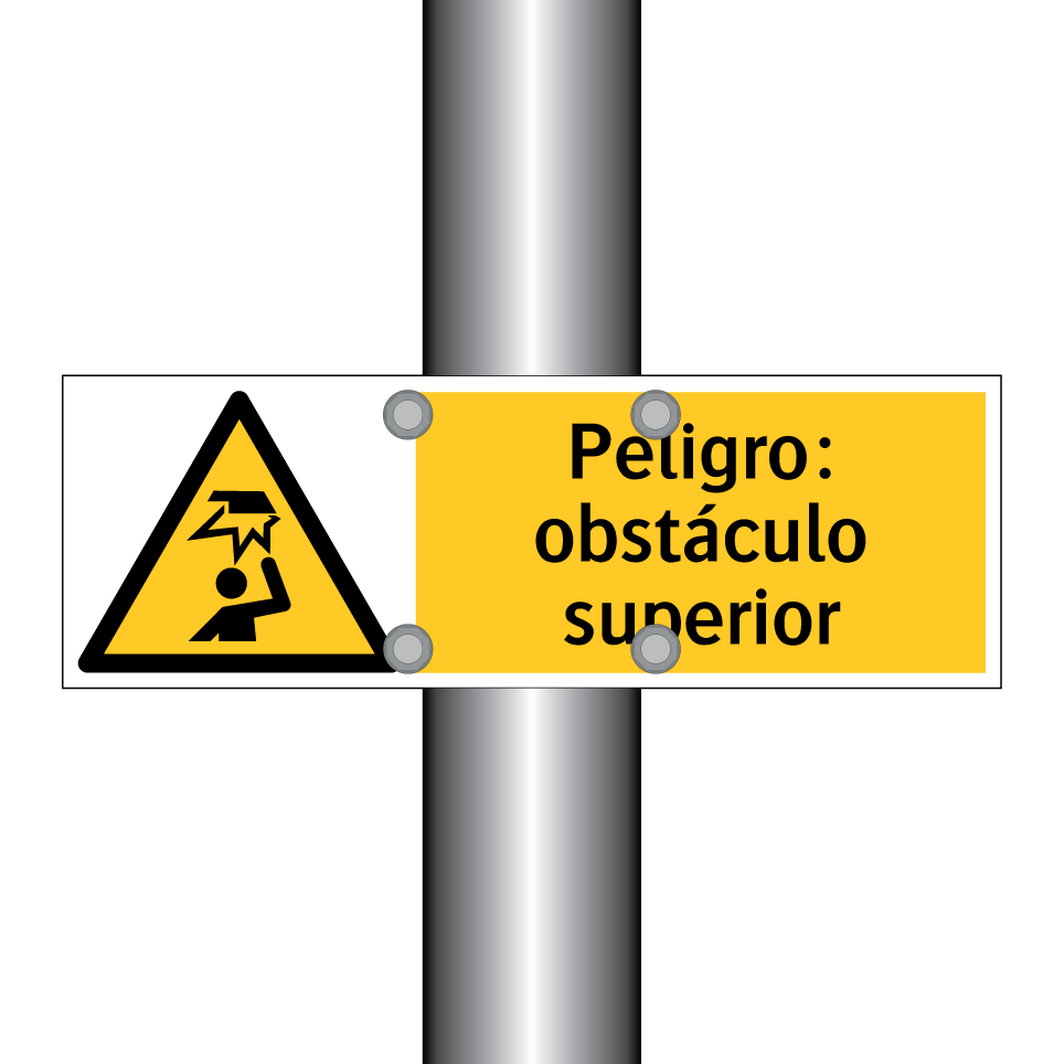 Peligro: obstáculo superior