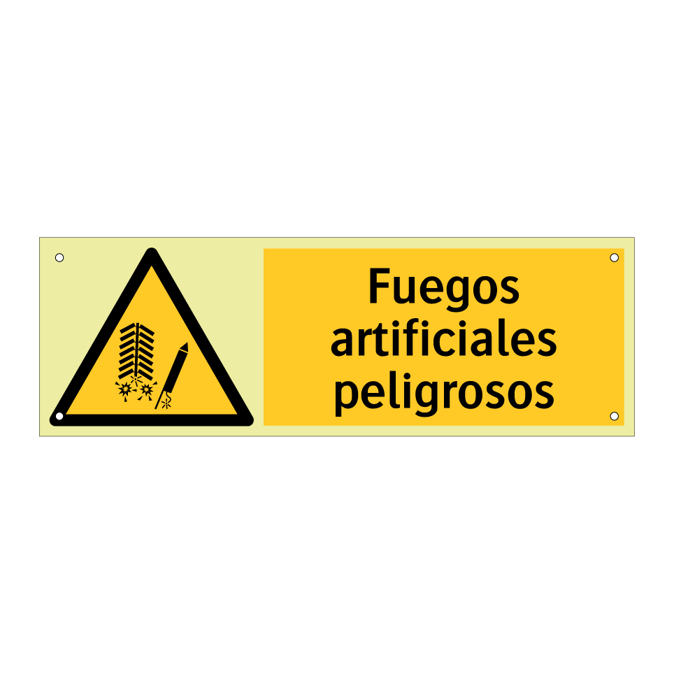 Fuegos artificiales peligrosos