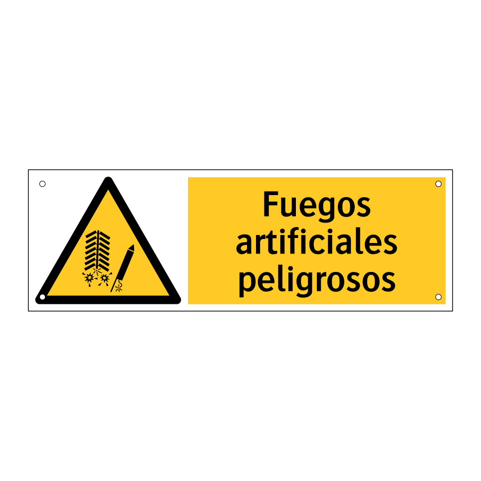 Fuegos artificiales peligrosos
