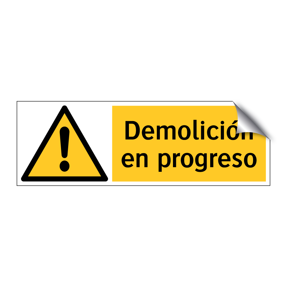 Demolición en progreso