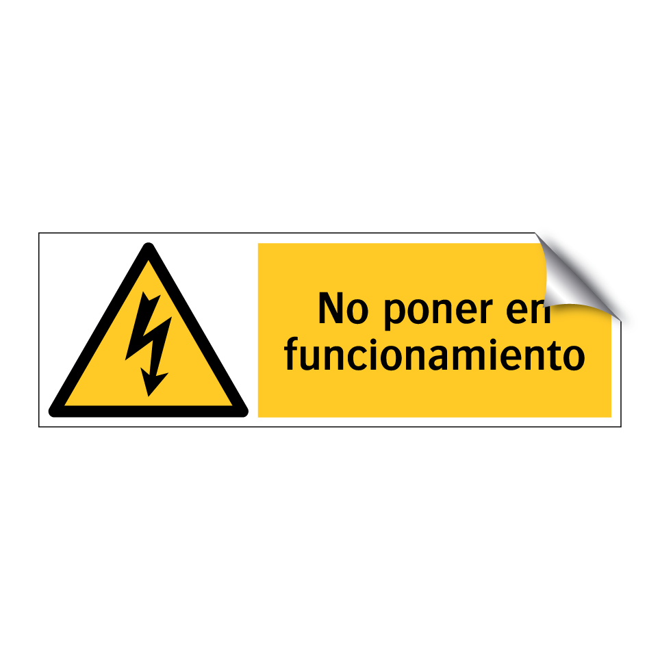 No poner en funcionamiento