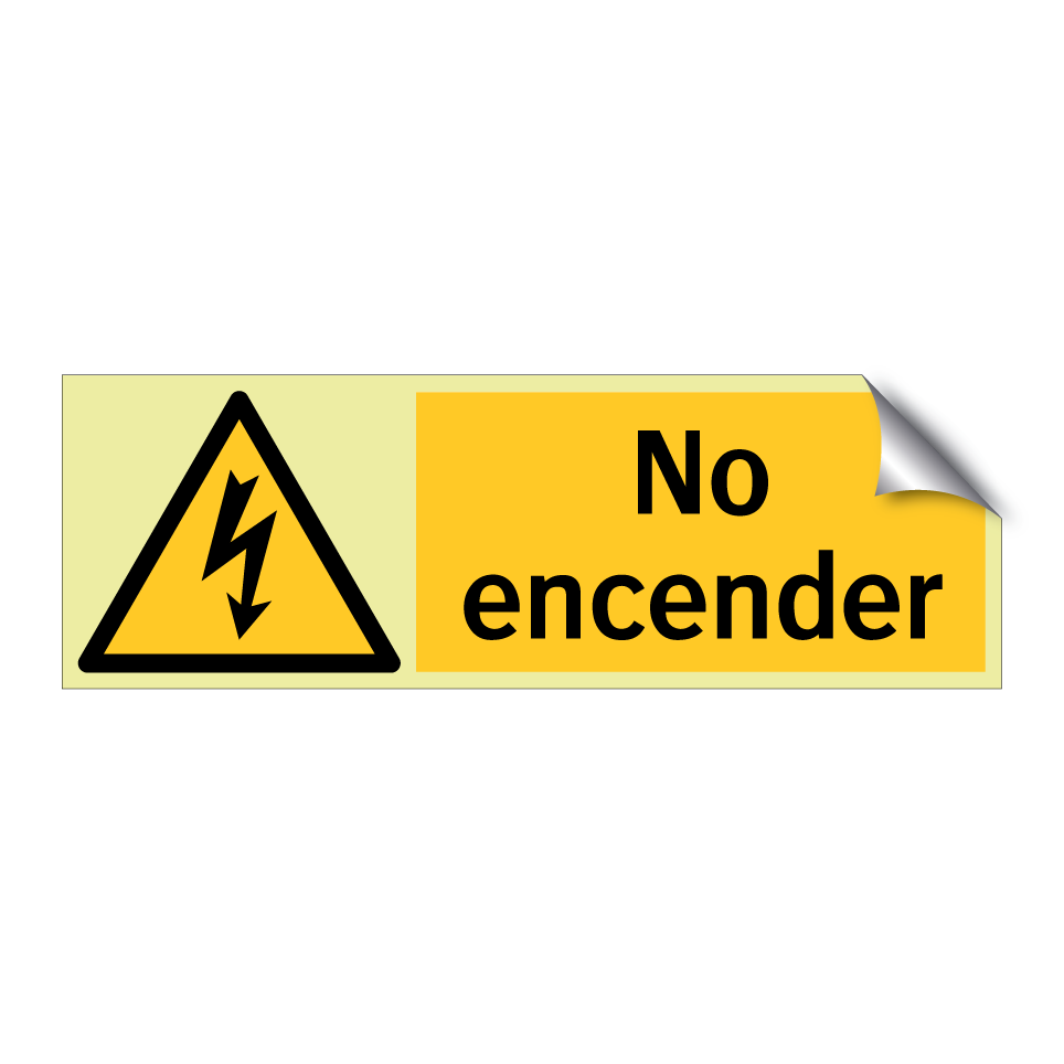No encender