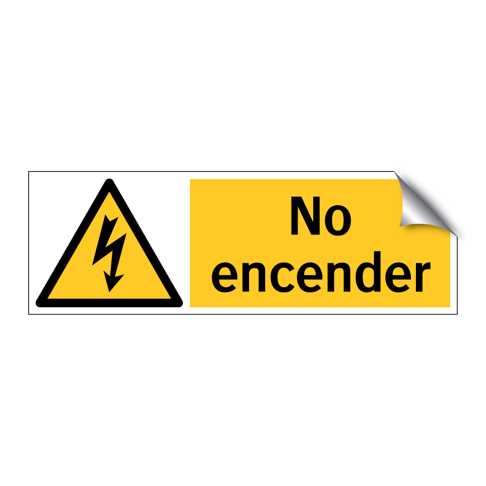 No encender