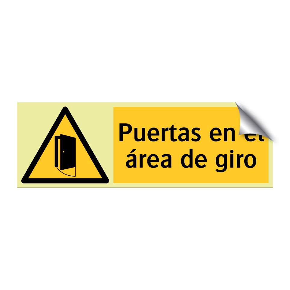 Puertas en el área de giro