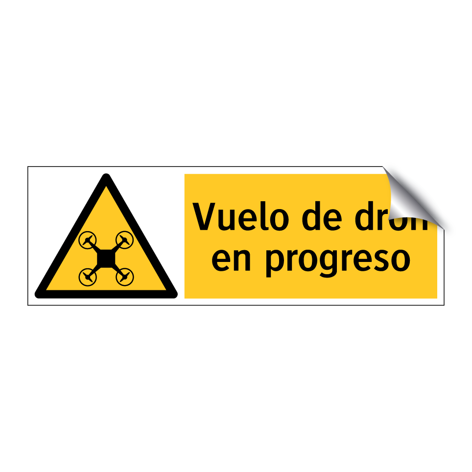 Vuelo de dron en progreso