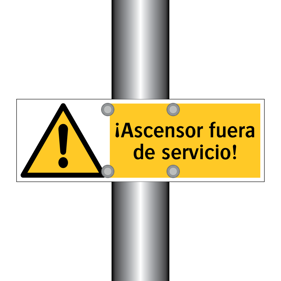 ¡Ascensor fuera de servicio!