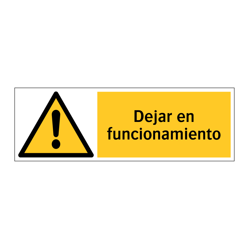 Dejar en funcionamiento