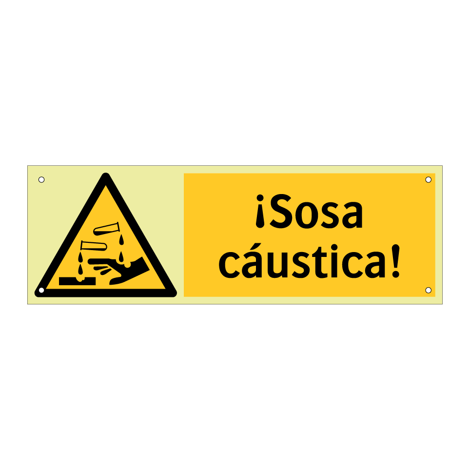 ¡Sosa cáustica!