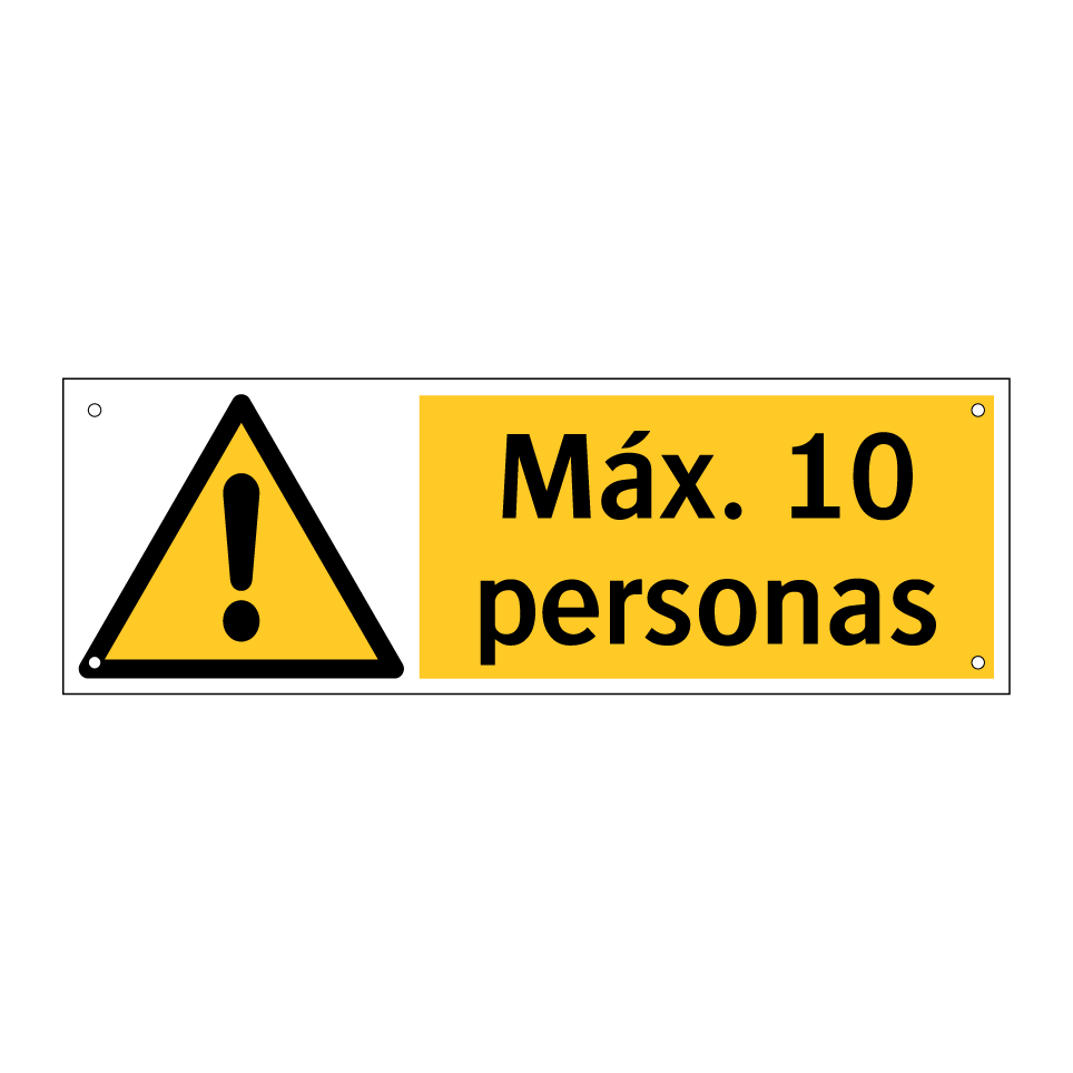 Máx. 10 personas