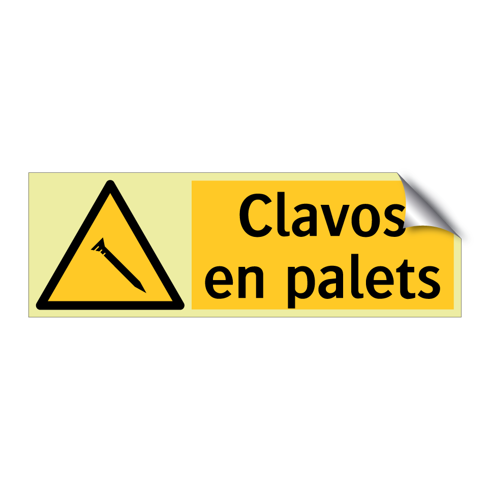 Clavos en palets