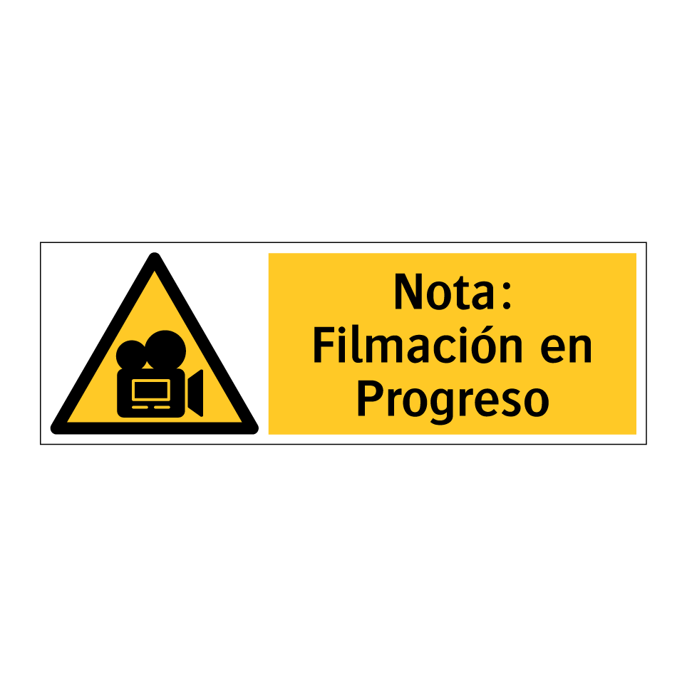 Nota: Filmación en Progreso