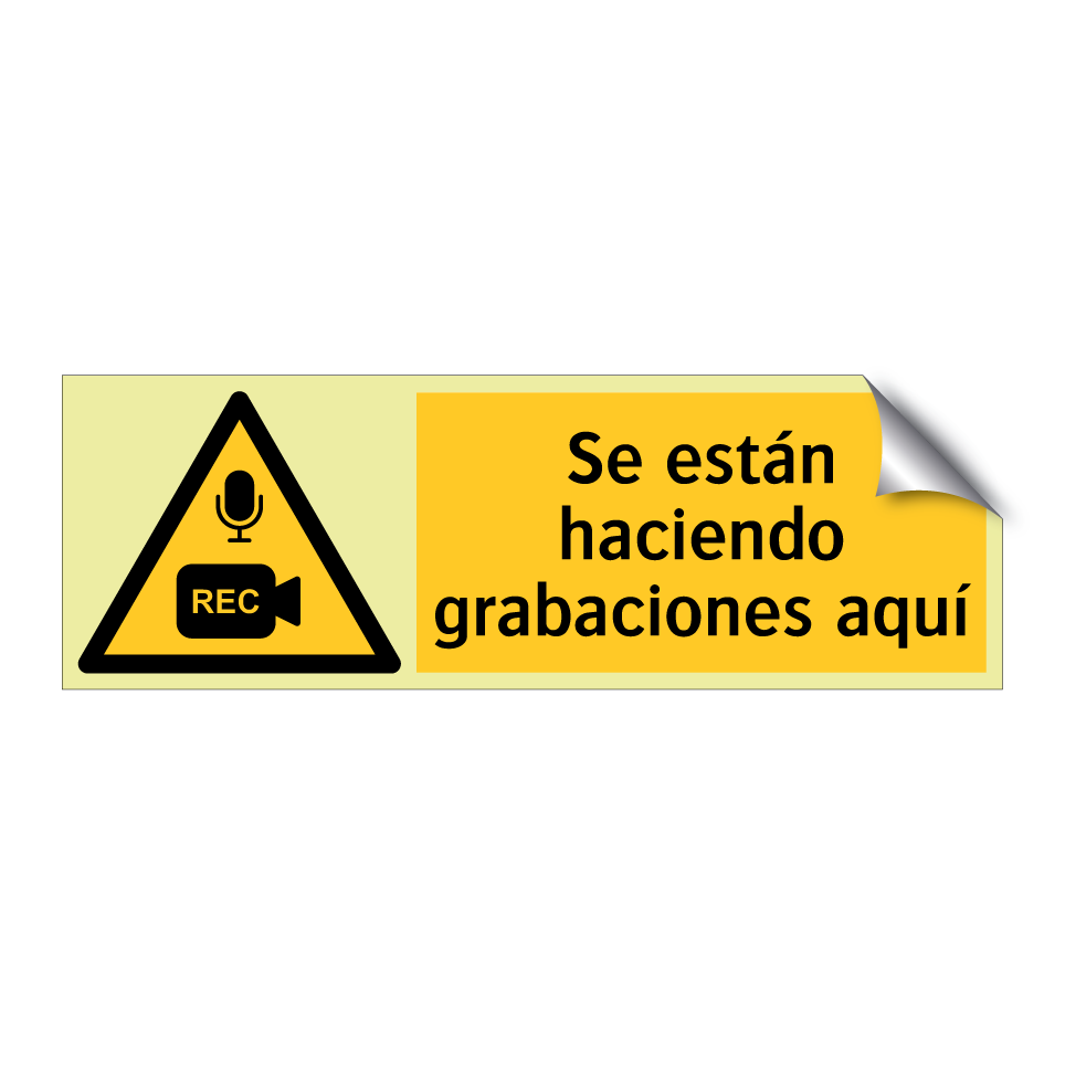 Se están haciendo grabaciones aquí
