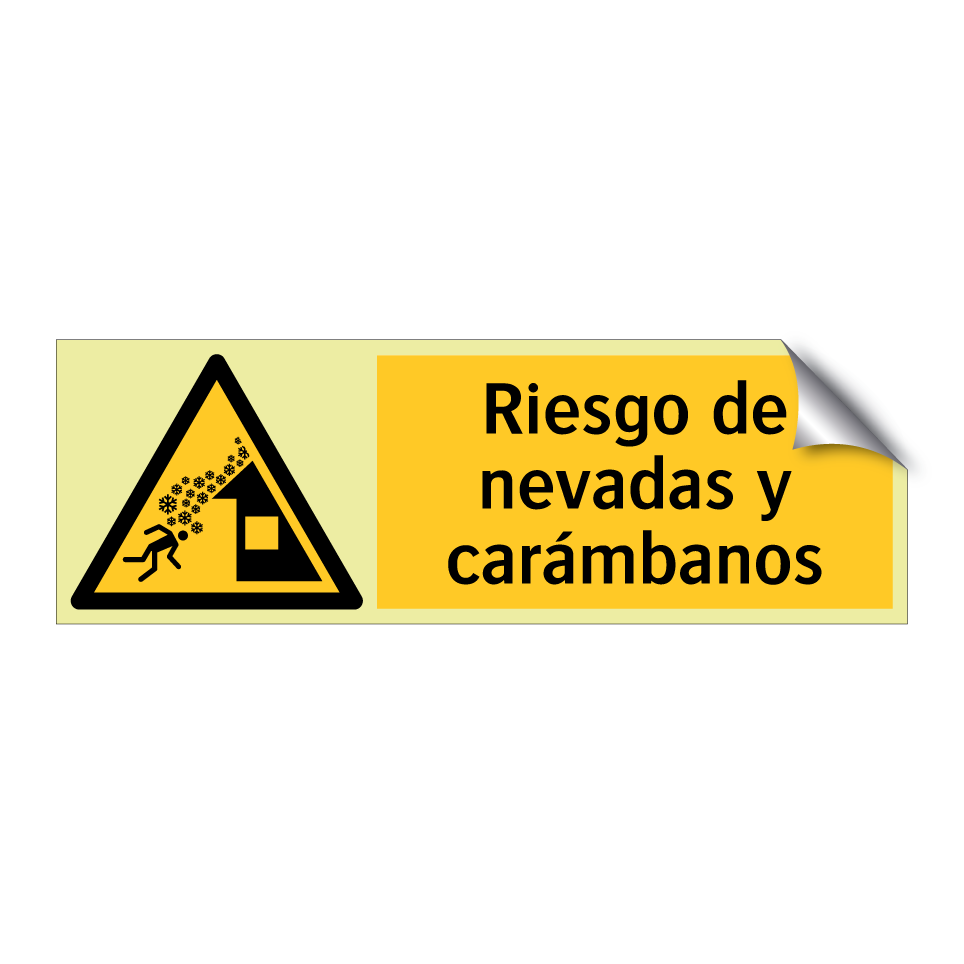 Riesgo de nevadas y carámbanos