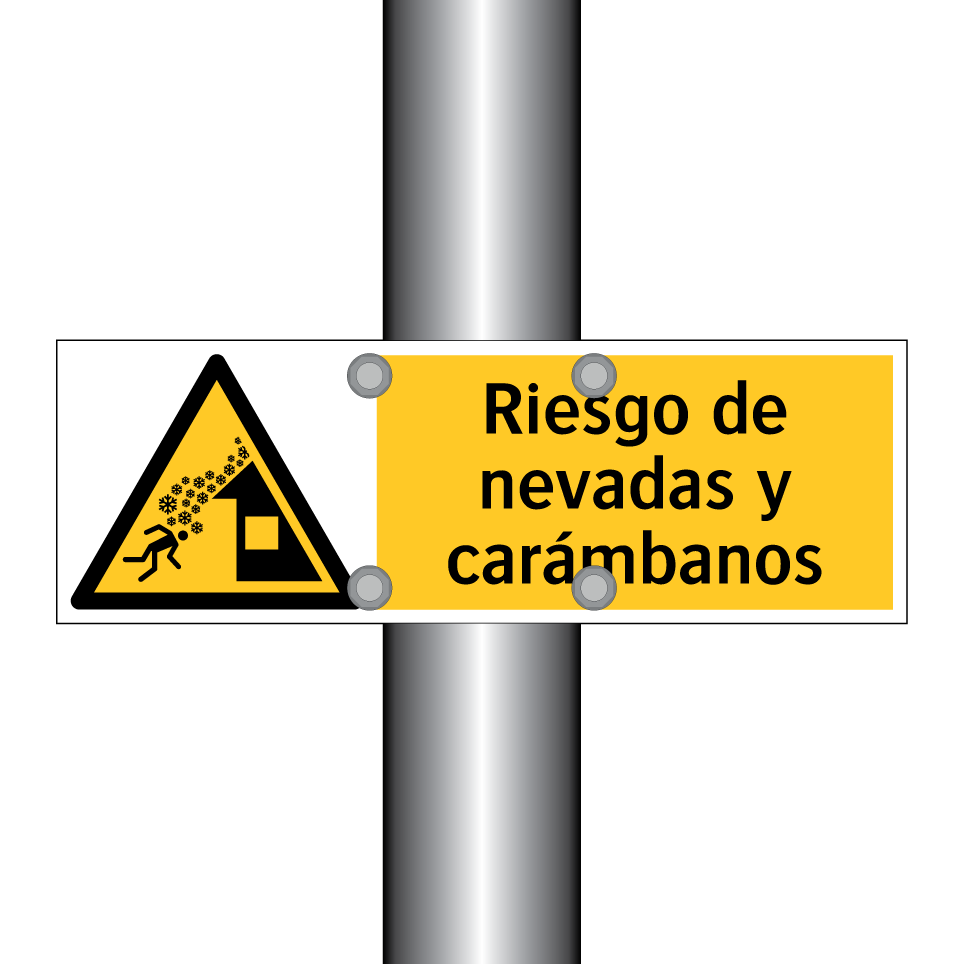 Riesgo de nevadas y carámbanos