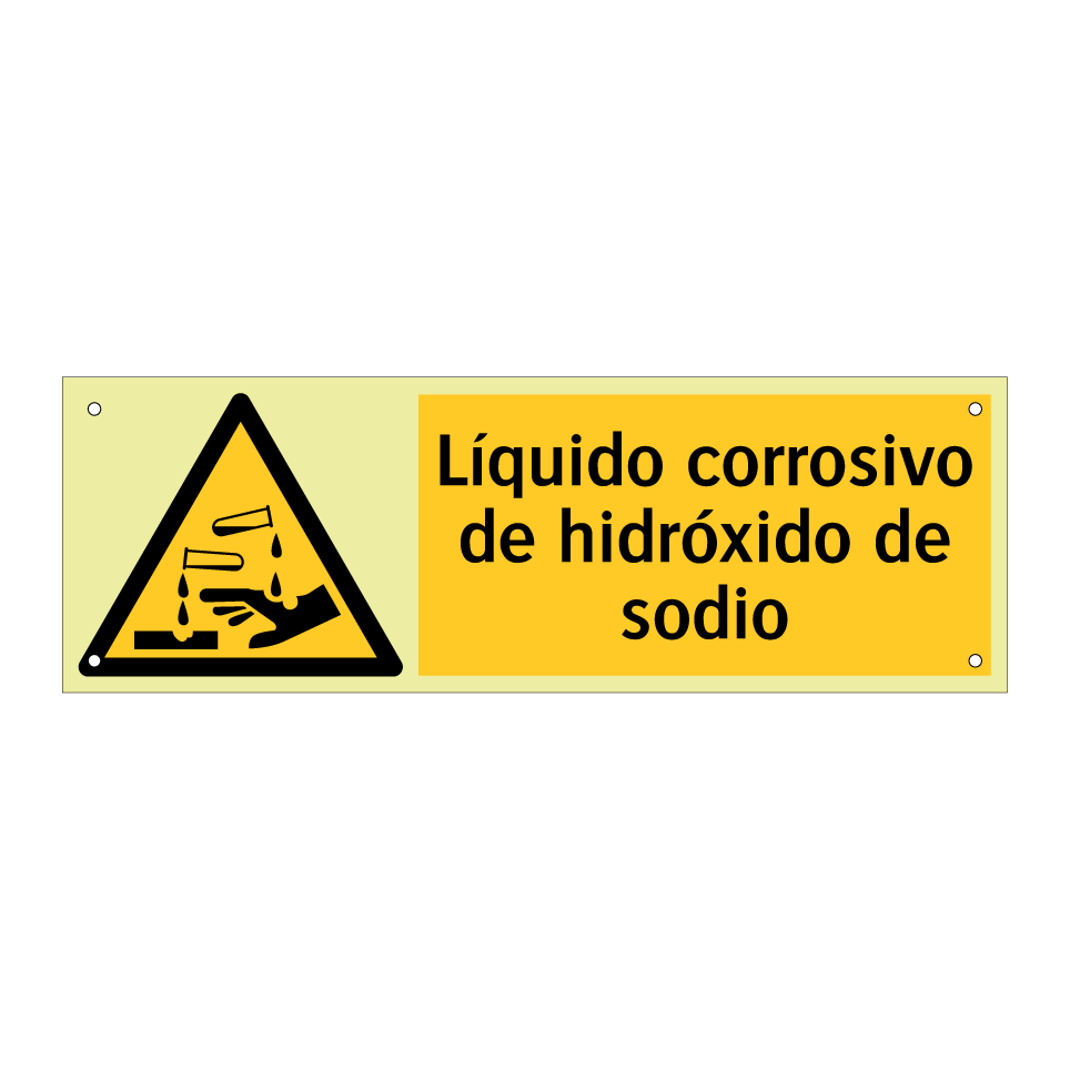 Líquido corrosivo de hidróxido de sodio