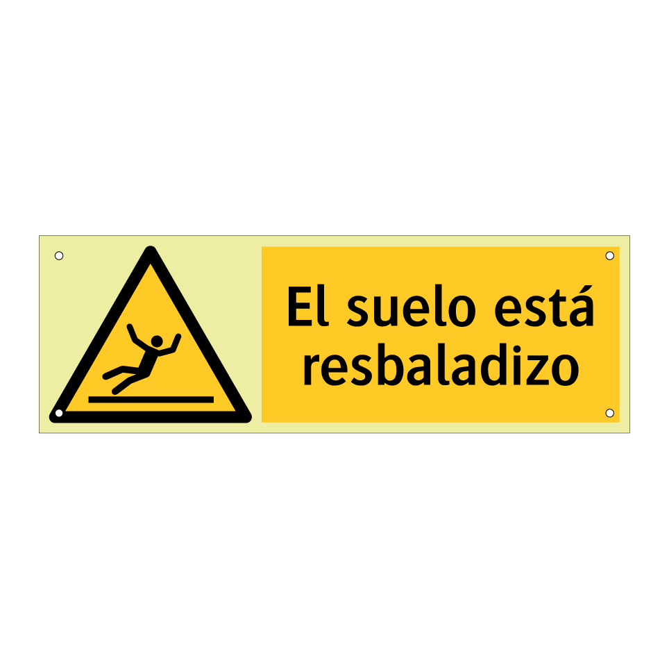 El suelo está resbaladizo