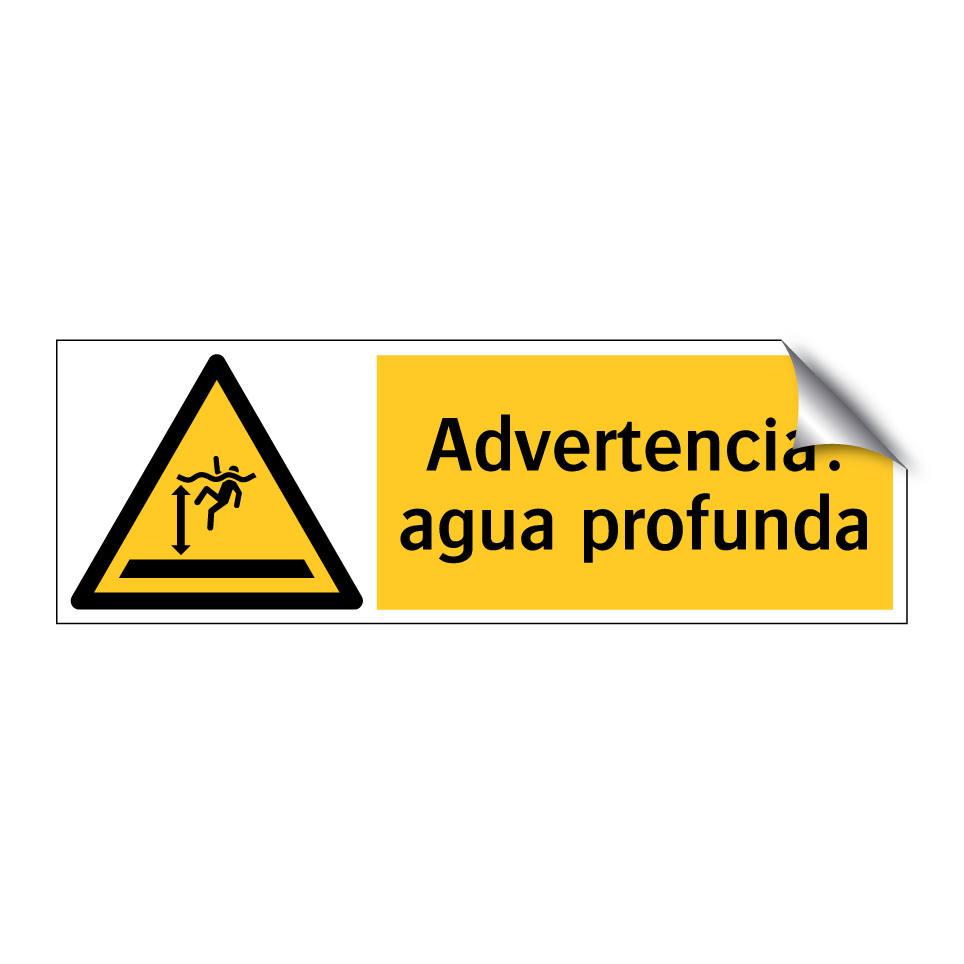Advertencia: agua profunda