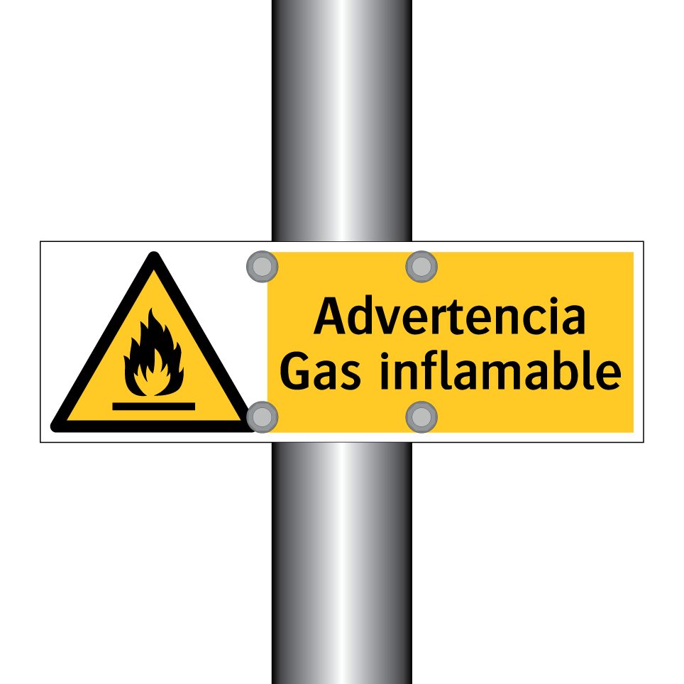 Advertencia Gas inflamable