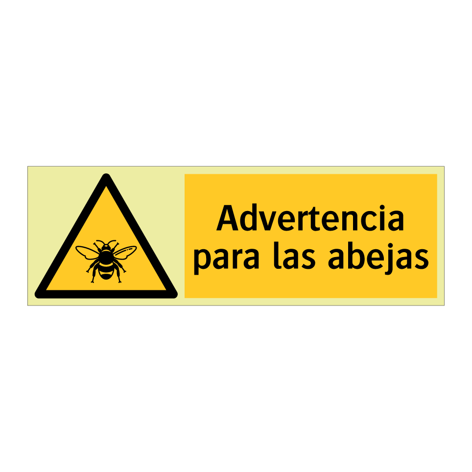Advertencia para las abejas
