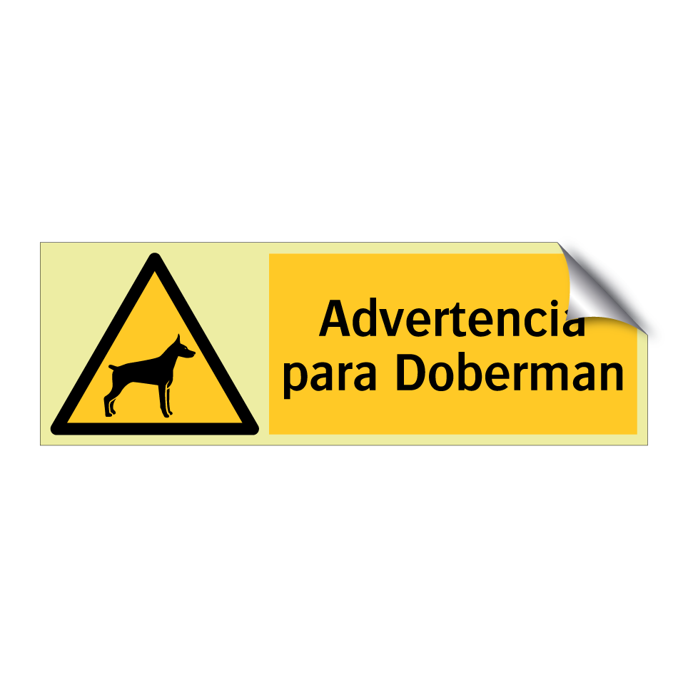Advertencia para Doberman