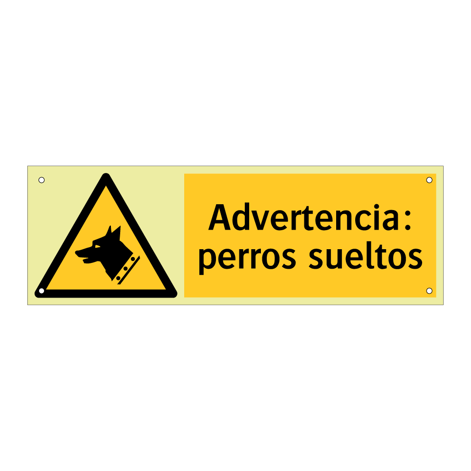 Advertencia: perros sueltos