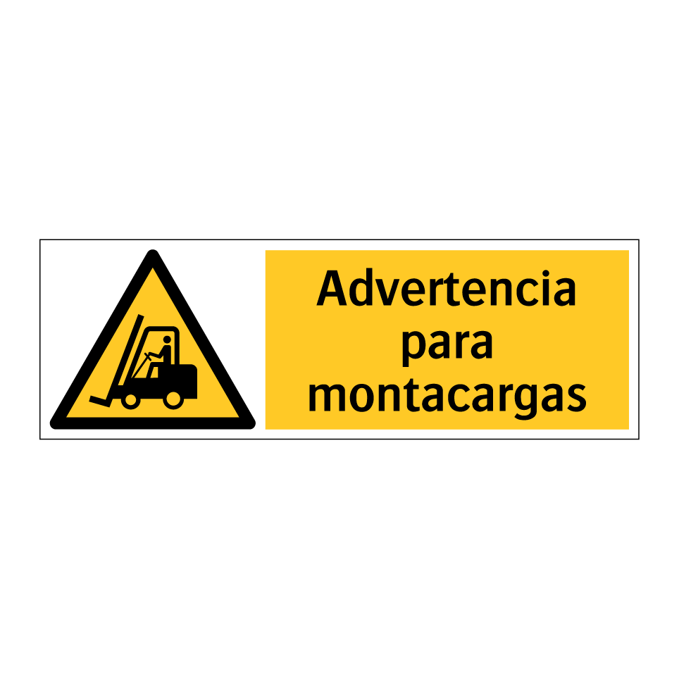 Advertencia para montacargas
