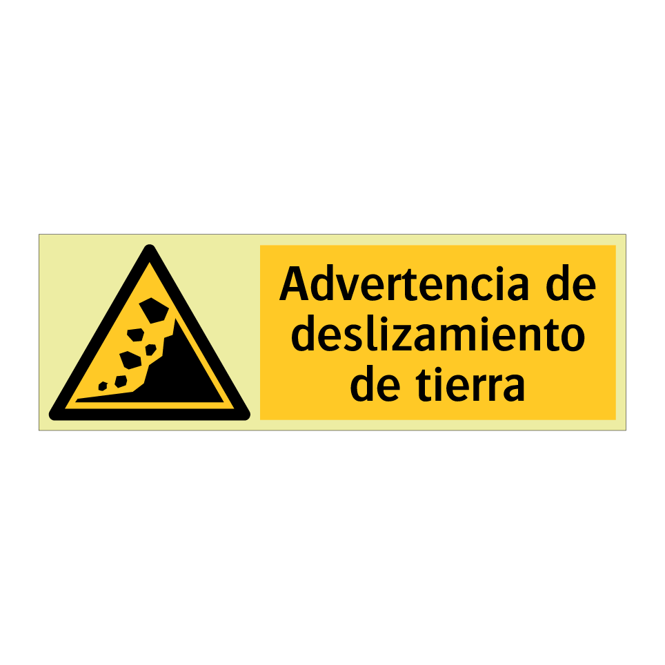 Advertencia de deslizamiento de tierra