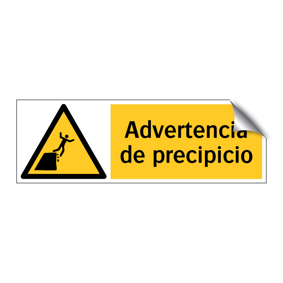 Advertencia de precipicio
