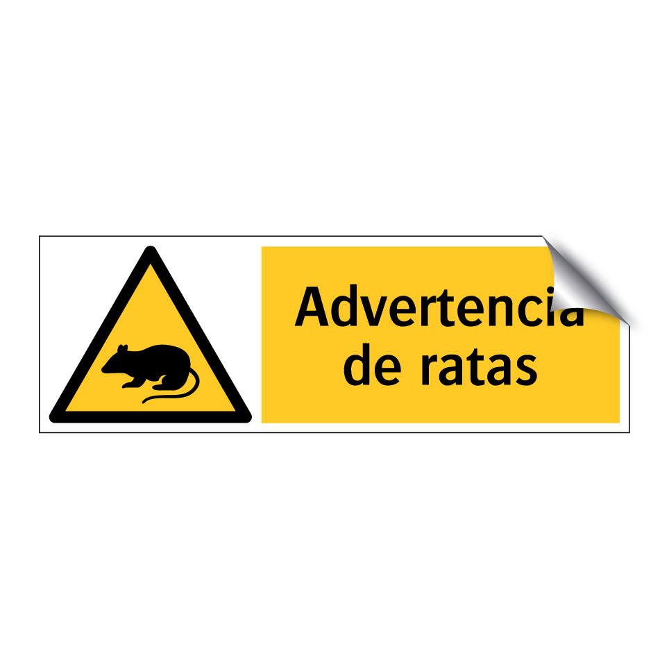 Advertencia de ratas