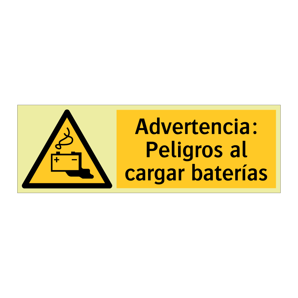 Advertencia: Peligros al cargar baterías