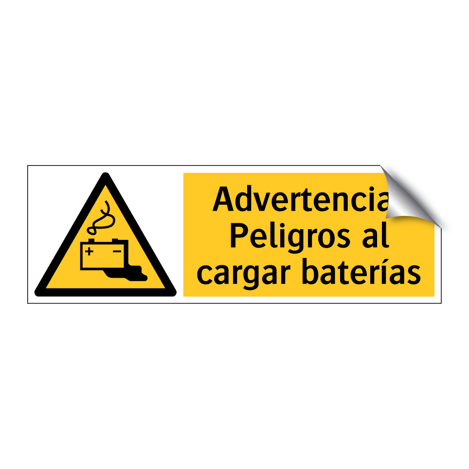 Advertencia: Peligros al cargar baterías
