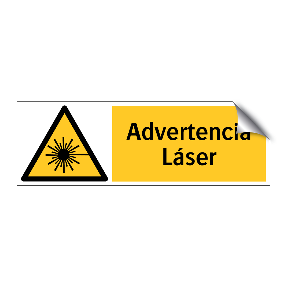 Advertencia Láser